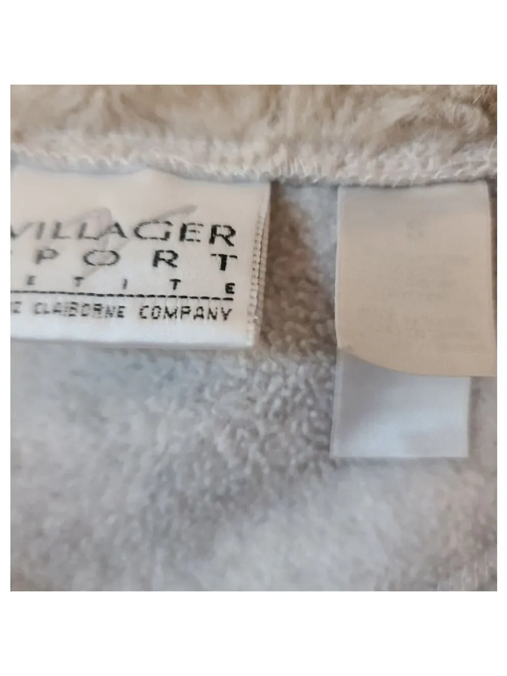 Villager Sport Ivory Fleece Jacket Faux Collar S - Picture 4 of 5